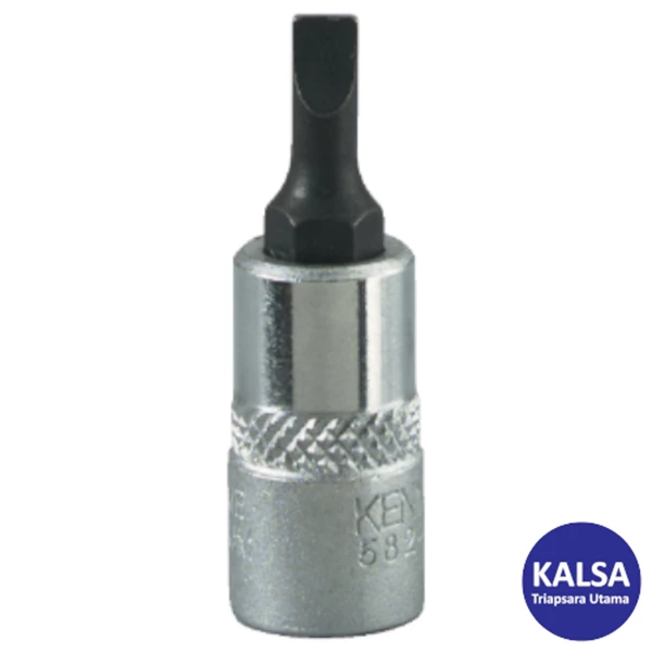 Mata Obeng Minus Kennedy KEN-582-4700K Size 4.0 mm Metric Slotted Socket Screwdriver Bit