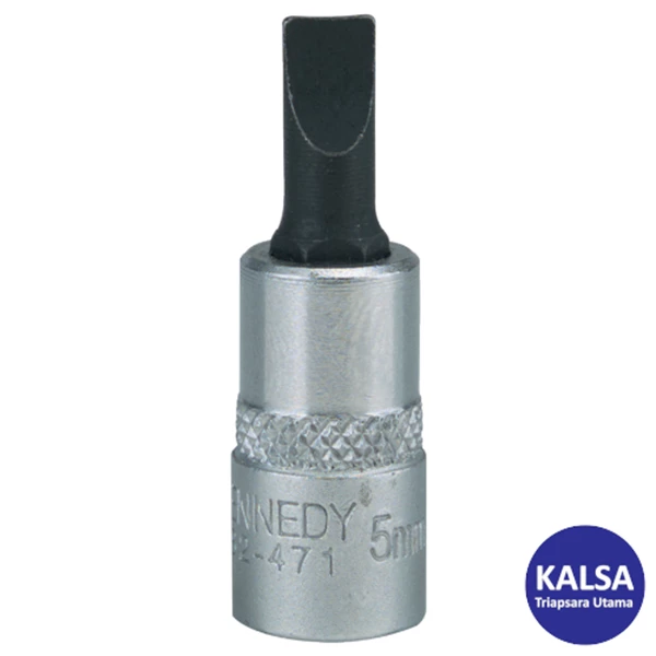 Mata Obeng Minus Kennedy KEN-582-4730K Size 7.0 mm Metric Slotted Socket Screwdriver Bit