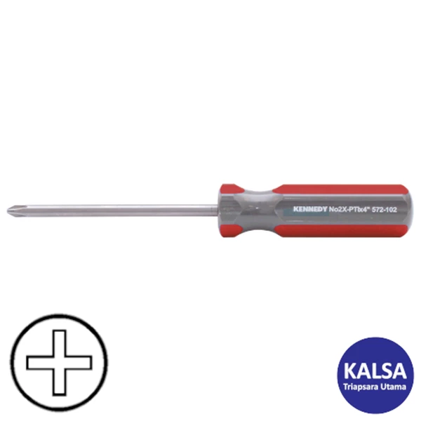 Kennedy KEN-572-1020K Tip Size 2 Crosspoint Engineer and Electrician Screwdriver