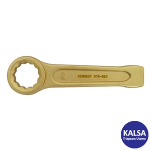 Kunci Ring Non-Sparking Kennedy KEN-575-9750K Size 80 mm Beryllium Copper Ring End Slogging Wrench