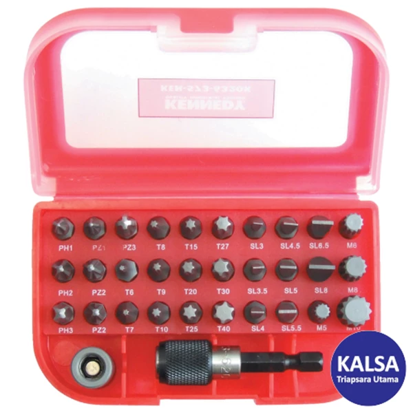 Mata Obeng Kennedy KEN-573-6320K 32-Pieces Mechanic Screwdriver Bit Set