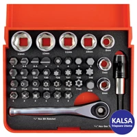 Mata Obeng Kennedy KEN-582-7910K 39-Pieces Socket & Screwdriver Bit Set