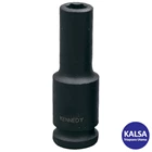 Kennedy KEN-583-2910K Size 5/16” Inch Chrome Molybdenum BSW Deep Length Impact Socket 1