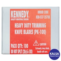 Pisau Cutter Kennedy KEN-537-2570K Quantity 100-Pieces Heavy Duty Knife Blades