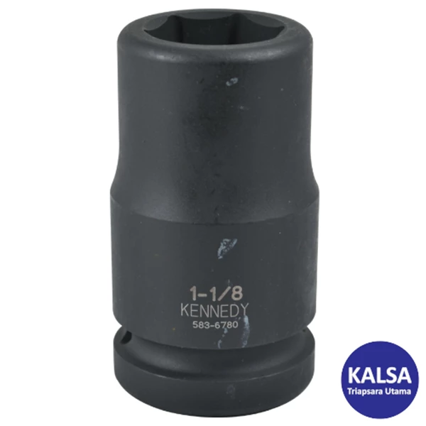 Kennedy KEN-583-7000K Size 2 1/2” Inch Chrome Molybdenum Deep Length Impact Socket