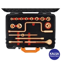Kennedy KEN-575-7460K 16-Pieces Beryllium Copper Socket Set 1/2” Square Drive Set