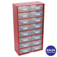 Kotak Perkakas Kennedy KEN-593-5200K 16-Drawer Small Parts Storage Cabinet