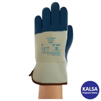 Sarung Tangan Safety Glove Ansell ActivArmr Hycron 27-607 Heavy-Duty Nitrile-Coated Hand Protection
