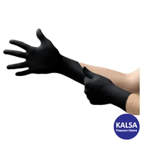 Sarung Tangan Safety Glove Ansell MICROFLEX 93-732 Black Nitrile Exam Hand Protection