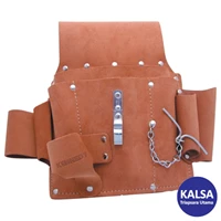 Tas Pinggang Perkakas Kennedy KEN-593-3770K Size 200 x 260 mm 4-Pocket Leather Electricians Tool Pouch