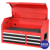 Kotak Perkakas Kennedy KEN-594-4865K Dimension 1051 x 445 x 584 mm 6-Drawer & Top Compartment X-Large Heavy-Duty Tool Chest