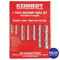 Kennedy KEN-055-5070K 7-Pieces Standard Length Rotary Masonry Drill Bit Set