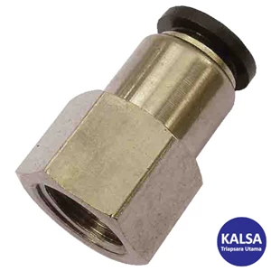 Kennedy KEN-291-2280K KC6-2FP Size 6 - G1/4 mm Connector to Female Parallel Push-Fit Pneumatic Fitting