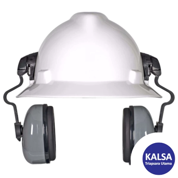 Pelindung Telinga MSA 10129327 Sound Control SH for MSA Full Brim Slotted V-Gard Hat Passive Earmuff  Hearing Protection