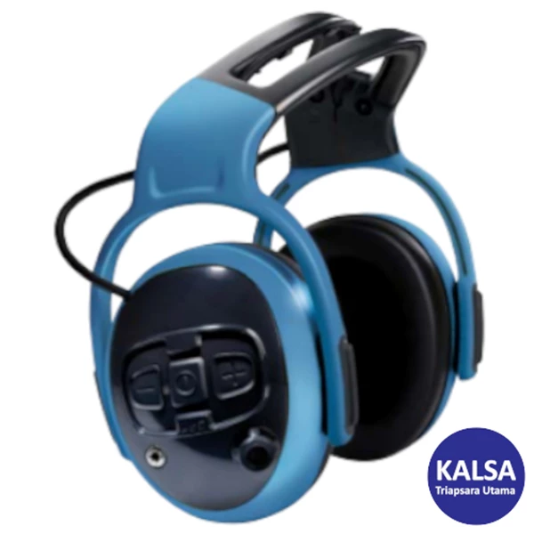 Pelindung Telinga MSA 767392 Left/Right Cut Off Pro Headband Blue Passive Earmuff Hearing Protection