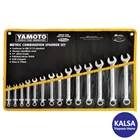 Kunci Kombinasi Yamoto YTM-582-4951R 14-Pieces Industrial Combination Spanner Set 1