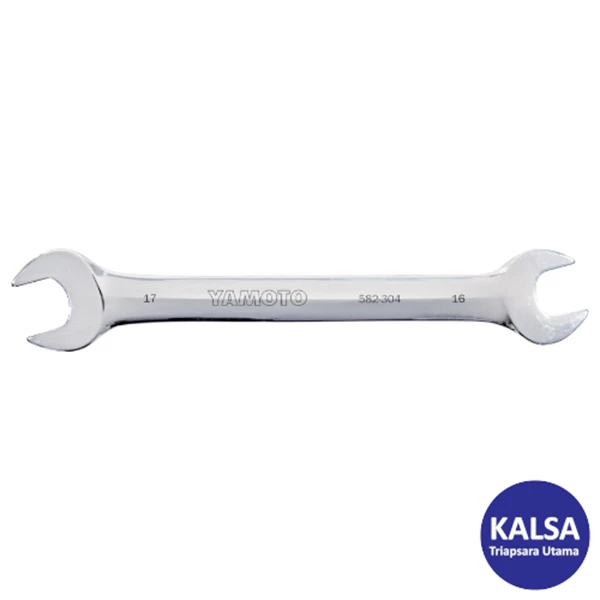 Kunci Pas Yamoto YMT-582-3040K Size 16 x 17 mm Metric Industrial Open Ended Spanner