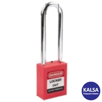 Safety Padlock Lototo L410LTRED Shackle Length 76 mm Keyed Differ Charting System