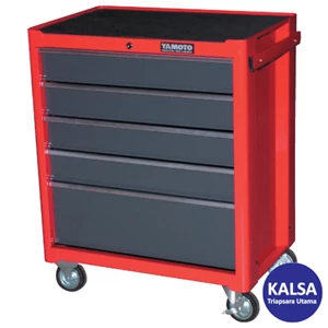 Yamoto YMT-594-0540K 5-Drawers Classic Red Range Roller Cabinet