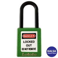 Safety Padlock Lototo L406MKGRN Shackle Length 38 mm Master and Alike / Differ Charting System