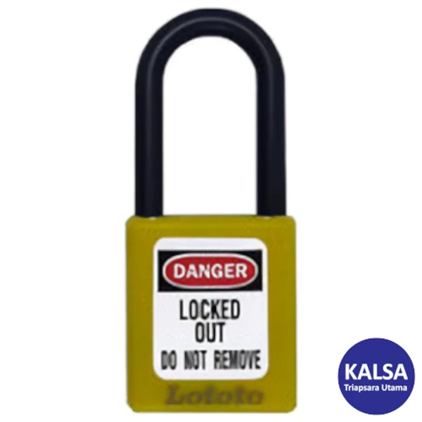 Safety Padlock Lototo L406GMKYLW Shackle Length 38 mm Grand Master Key Charting System