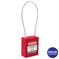 Safety Padlock Lototo LS410SGMKRED Cable Shackle Grand Master Key Charting System