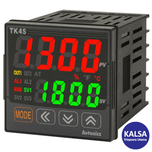 Autonics TK4S-B2RC Type Relay 250VAC~ 3A Current DC0/4-20mA or SSR Drive 11VDC ON/OFF Temperature Controller