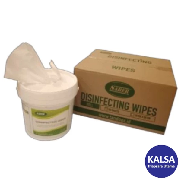Kain Lap General Disinfecting Wipes Saber SDW40-SR Colour White