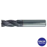 Mata Bor Milling Swiss Tech SWT-165-6618A Cutter Diameter 18 mm 4 Flute Short Series 66 AlTiN Q-Coat Carbide Plain Shank End Mill