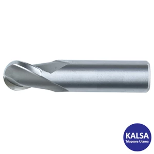 Mata Bor Milling Sherwood SHR-161-1040K Cutter Diameter 2 mm Ball Nose 2 Flute Carbide Micrograin Plain Shank Slot Drill