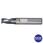 Mata Bor Milling Kennedy KEN-062-5060K Cutter Diameter 2.50 mm Short Series HSS-Co 5% TiN-Coated Throwaway Milling Cutter 1