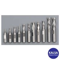 Mata Bor Milling Kennedy KEN-062-5200K 11-Pieces Short and Long Series HSS-Co 5% KC3 3 Flute Throwaway Milling Cutter Set