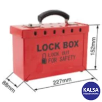 Portable Group Lockout Box Lototo L498A Size 227 x 152 x 88 mm