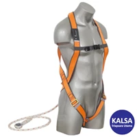 KStrong AFH301101 Restraint Lanyard 1.8 m 2-Point Adjustment 1-Point Attachment Body Harness