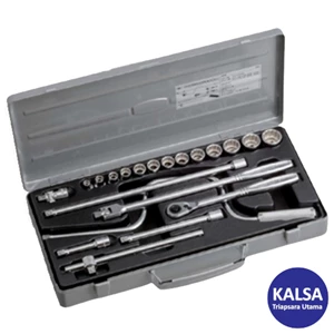 Kunci Sock Tone 1500 with 21-Pieces Socket Wrench Set