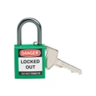 Brady 143152 Green Compact Safety Padlock 1