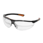 Safety Goggles 13CIG1651 Black Orange Frame with clear lens CIG 1