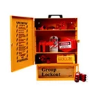 Brady 99709 Combined Lockout or Group Lockout Box Station with 6 Safety Padlocks 1