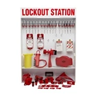 Brady 99694 Extra-Large Lockout Station with 18 Steel Padlocks 1
