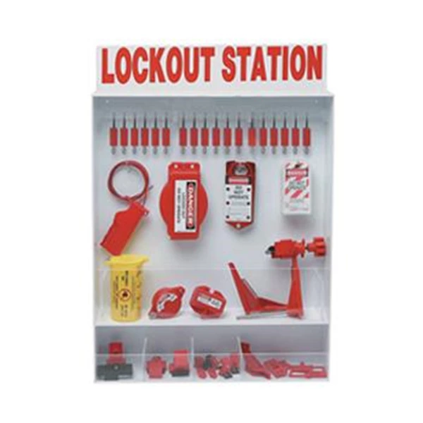 Brady 99696 Extra-Large Lockout Station with 18 Safety Padlocks