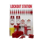 Brady 99699 Large Lockout Station with 12 Safety Padlocks 1