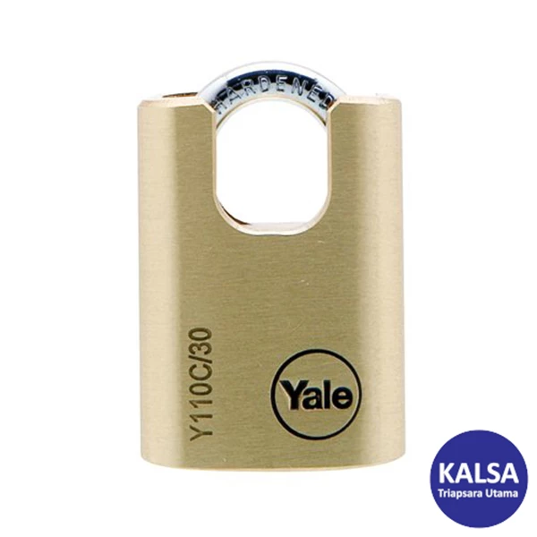Yale Padlock Y110C-30-115 Classic Series Outdoor Solid Brass Closed Shackle 30 mm