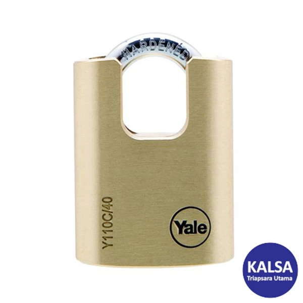 Yale Padlock Y110C-40-119 Classic Series Outdoor Solid Brass Closed Shackle 40 mm