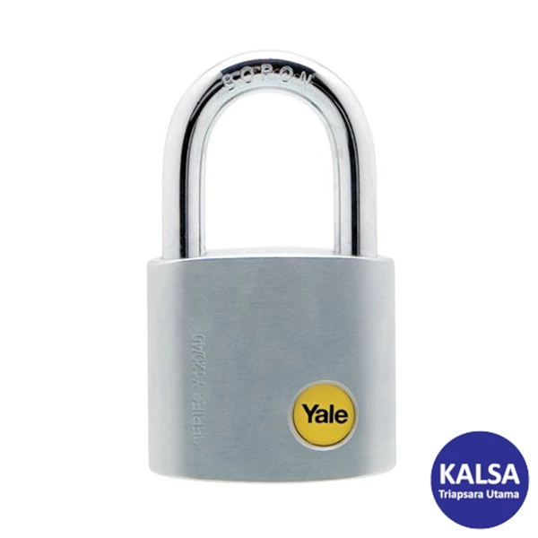 Yale Y120-40-125 Silver Series Outdoor Brass or Satin 40 mm Security Padlock