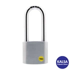 Yale Y120-50-163 Silver Series Outdoor Brass Long Shackle Security Padlock 1