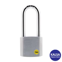 Yale Y120-50-163 Silver Series Outdoor Brass Long Shackle Security Padlock