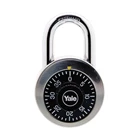 Yale Padlock Y140-50-122 Classic Series Stainless Steel Rotary Dial Combination 1