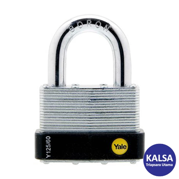 Yale Y125-60-133 Classic Series Outdoor Laminated Steel 60 mm Security Padlock