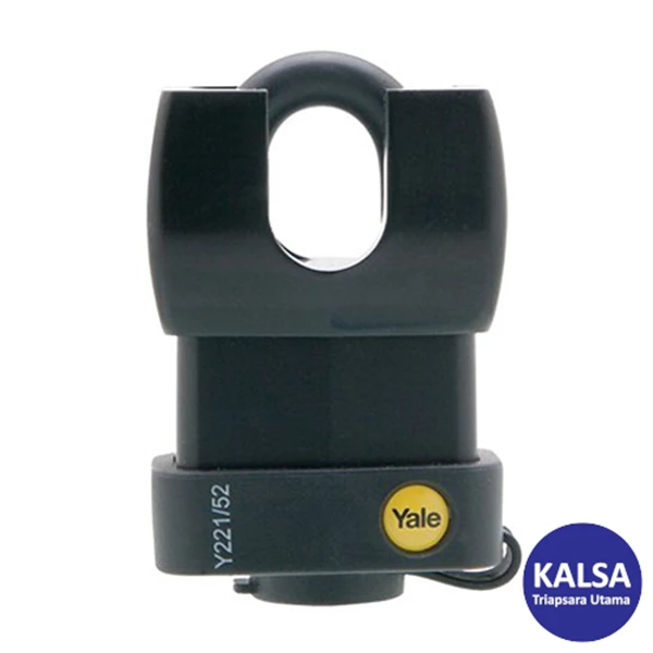 Yale Padlock Y221-52-125 Classic Series Weather Resistant Laminated Steel Closed Shackle 52 mm