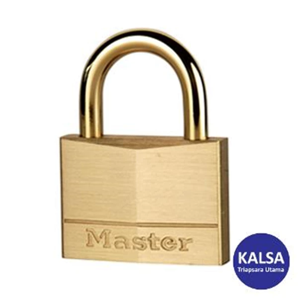 Gembok Master Lock 655EURD Solid Brass Padlock Hardened Brass Shackle